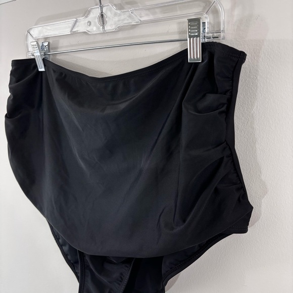 NWT Meet Curve high waisted plus size black bikini bottoms - Picture 3 of 3